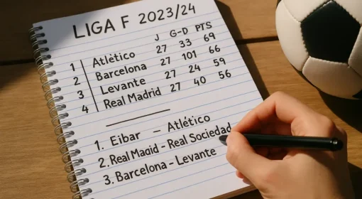 Женский чемпионат Испании: таблица, календарь и борьба за медали Женский чемпионат Испании: таблица, календарь и борьба за медали