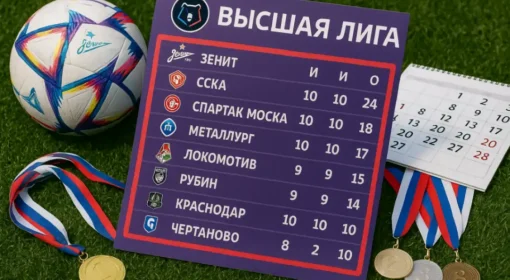 Женская Суперлига России: таблица, календарь и борьба за медали Женская Суперлига России: таблица, календарь и борьба за медали