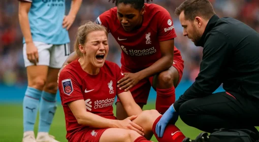Травма Хёбингер: последствия для Liverpool Women и сезона WSL Травма Хёбингер: последствия для Liverpool Women и сезона WSL